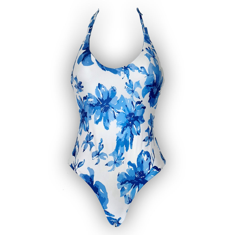 Laced Halter One Piece