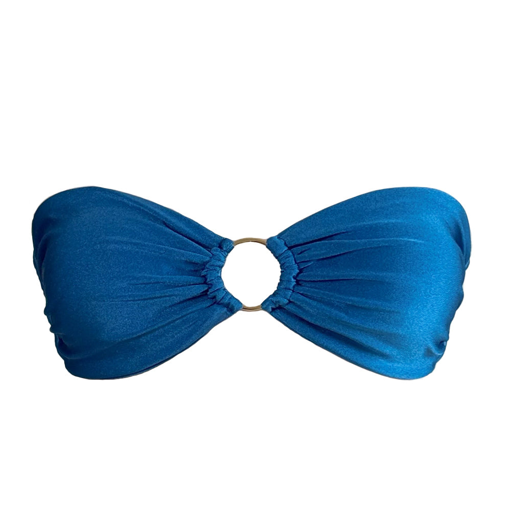 Ring Strapless Bandeau Bikini Top