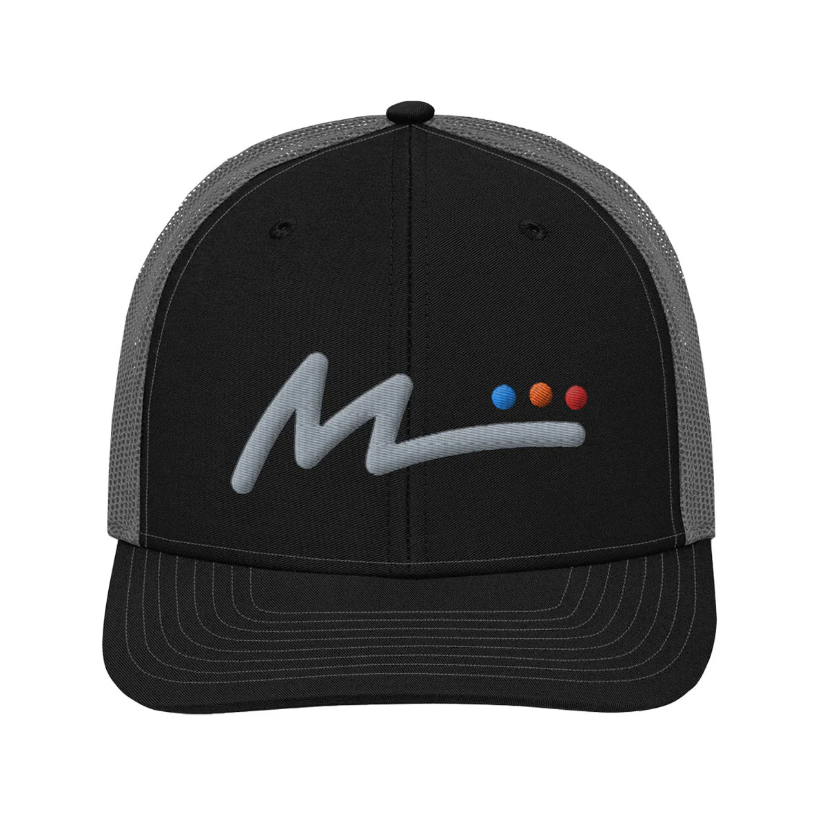 Men Women Black 60% Cotton 40% Polyester Adjustable Trucker Hat Skull Wave Hi Trucker Hat - Black | Billabong main image 3