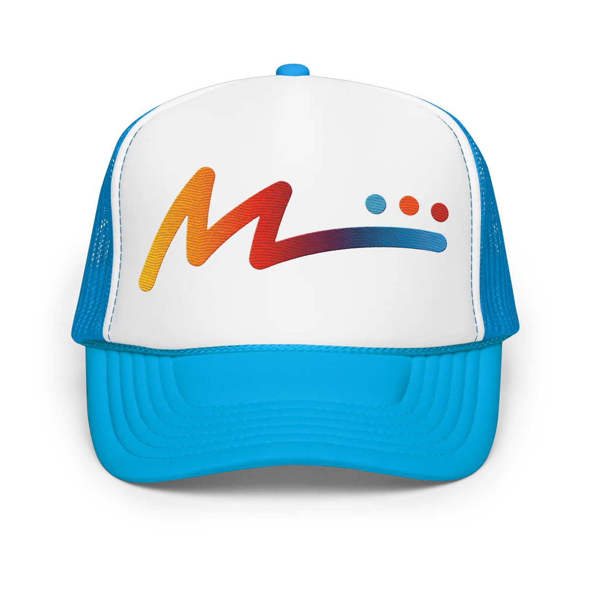 Foam Trucker Hat - Cayman Blue