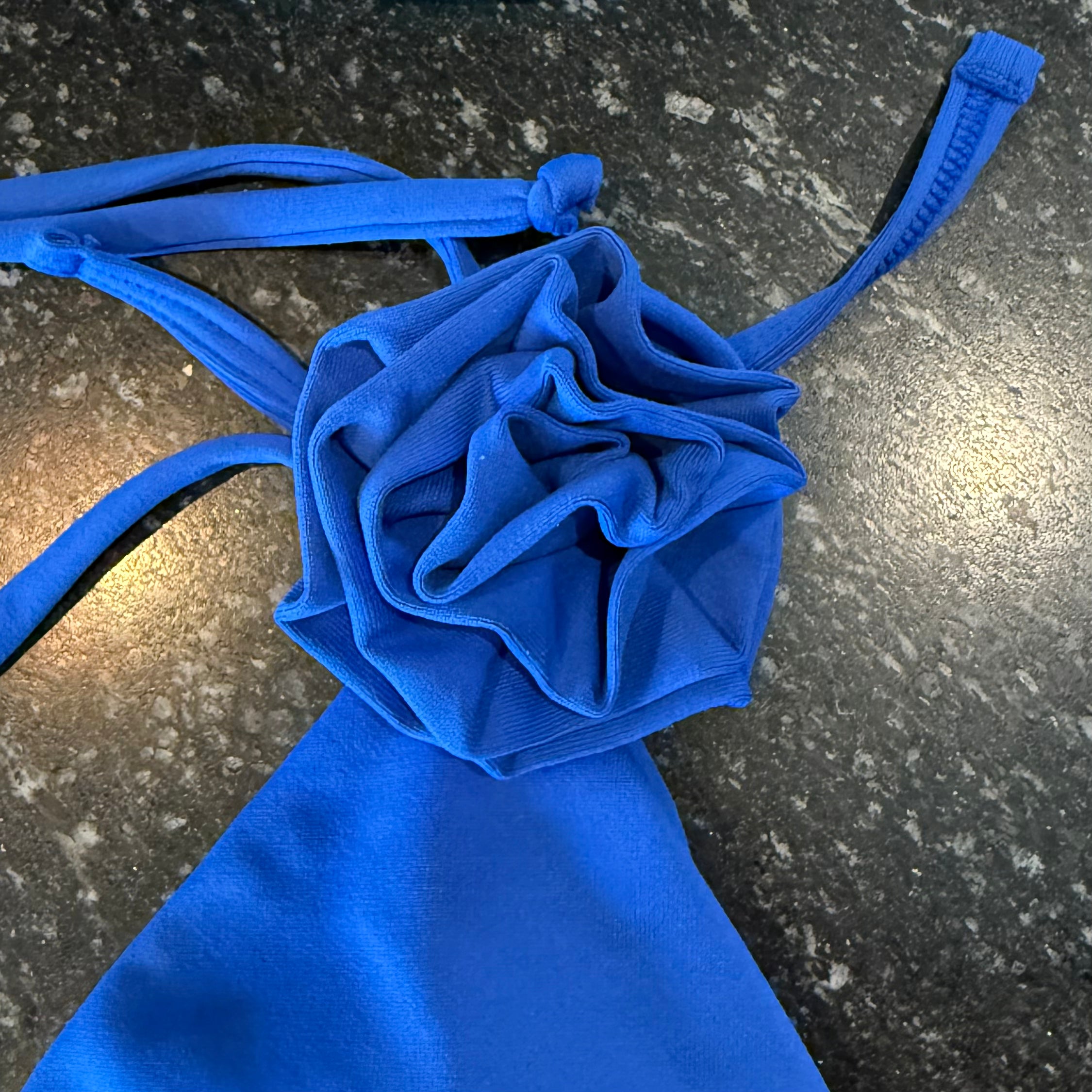 Flowered Bikini Top