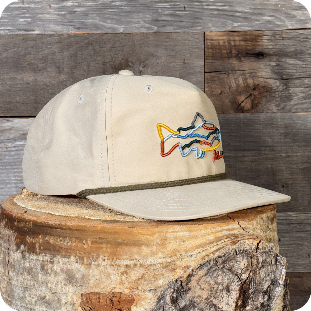 River Trout Hat - Bone