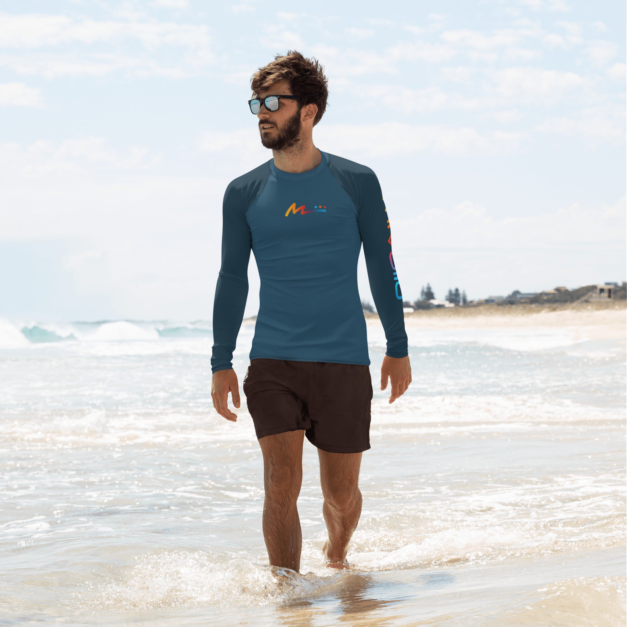 Men's Rash Guard - Rip Current