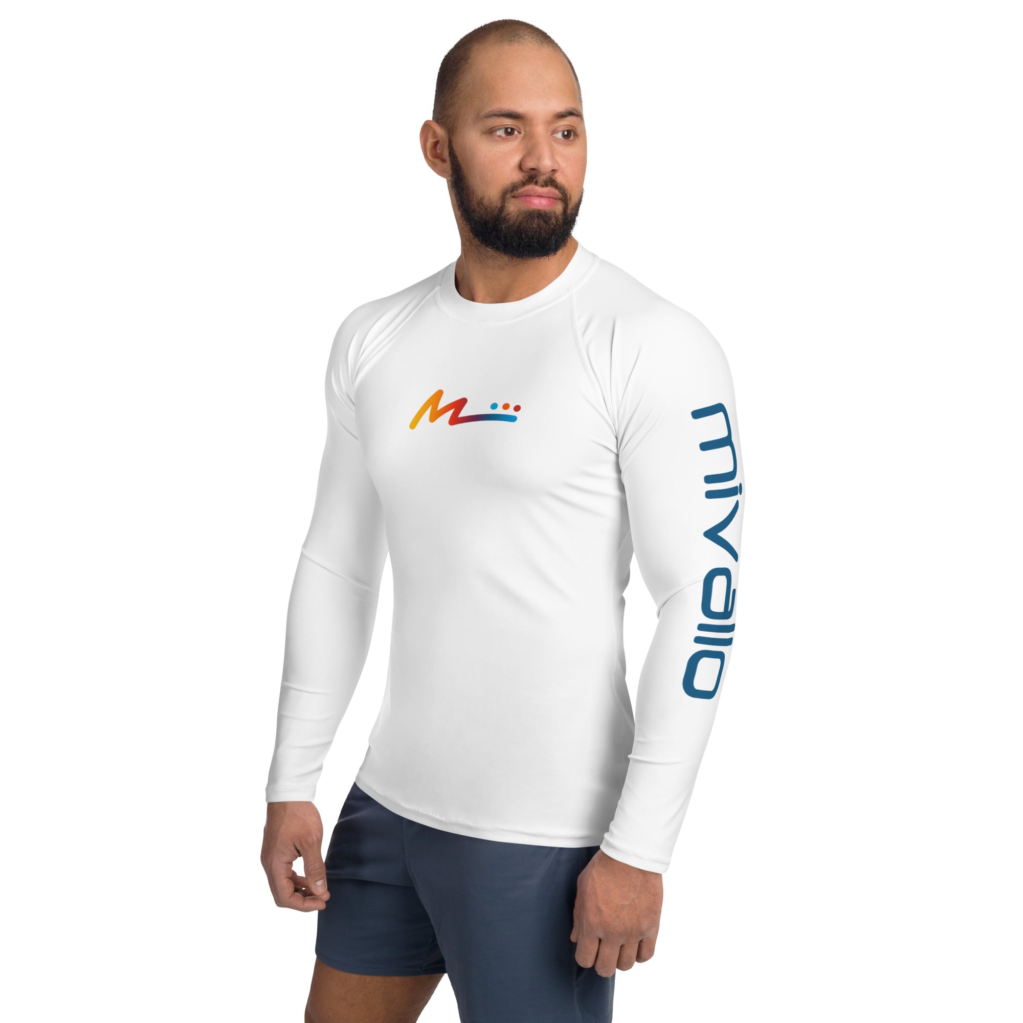 Men's Rash Guard - White