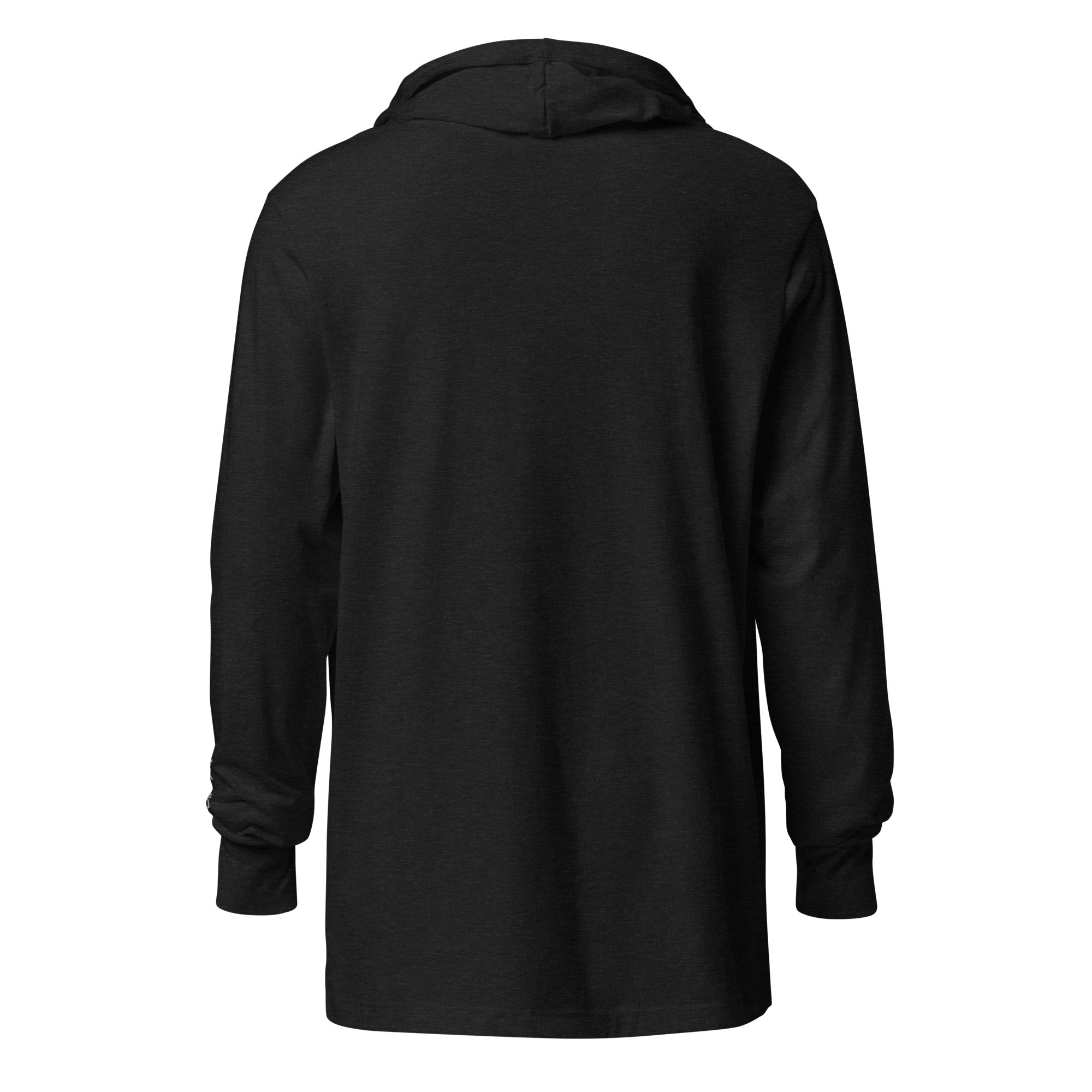 M Logo Hooded long-sleeve tee Charcoal