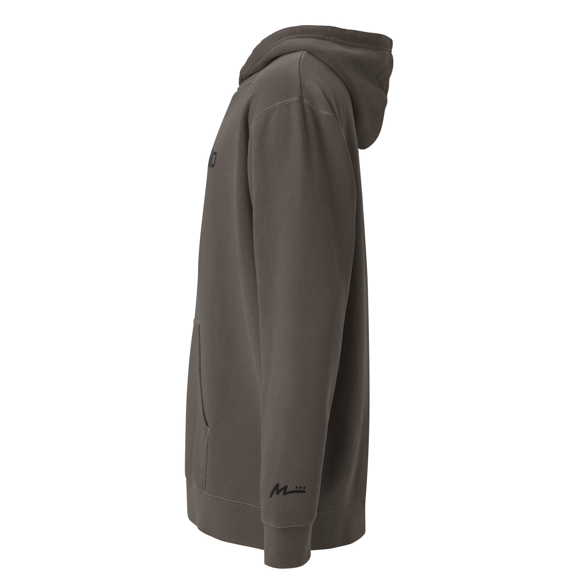 Premium Embroidered Unisex pigment-dyed hoodie