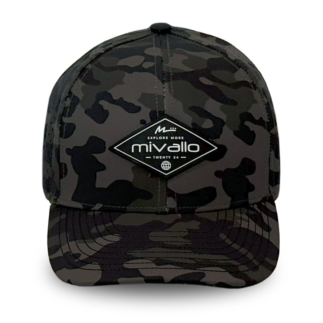 NAUTIQ - Black Diamond - Camo 6 Panel