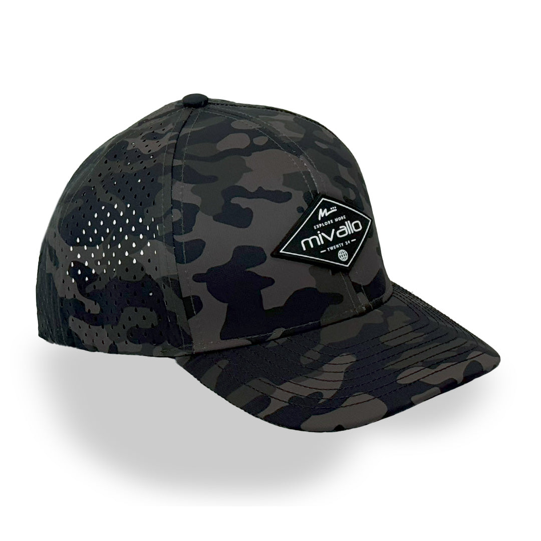 NAUTIQ - Black Diamond - Camo 6 Panel