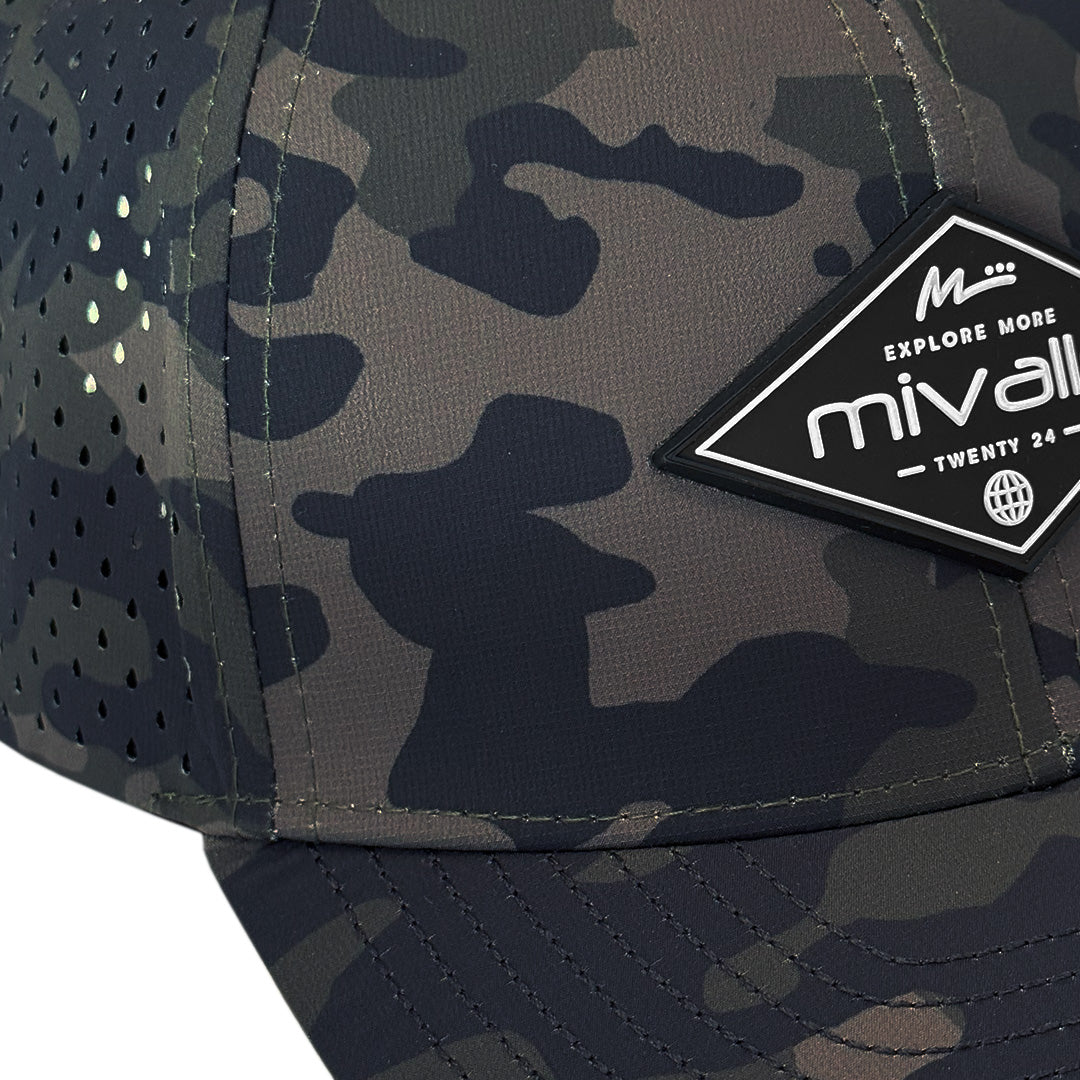 NAUTIQ - Black Diamond - Camo 6 Panel