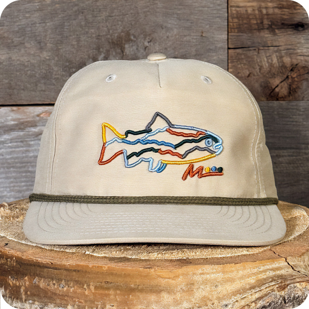 River Trout Hat - Bone