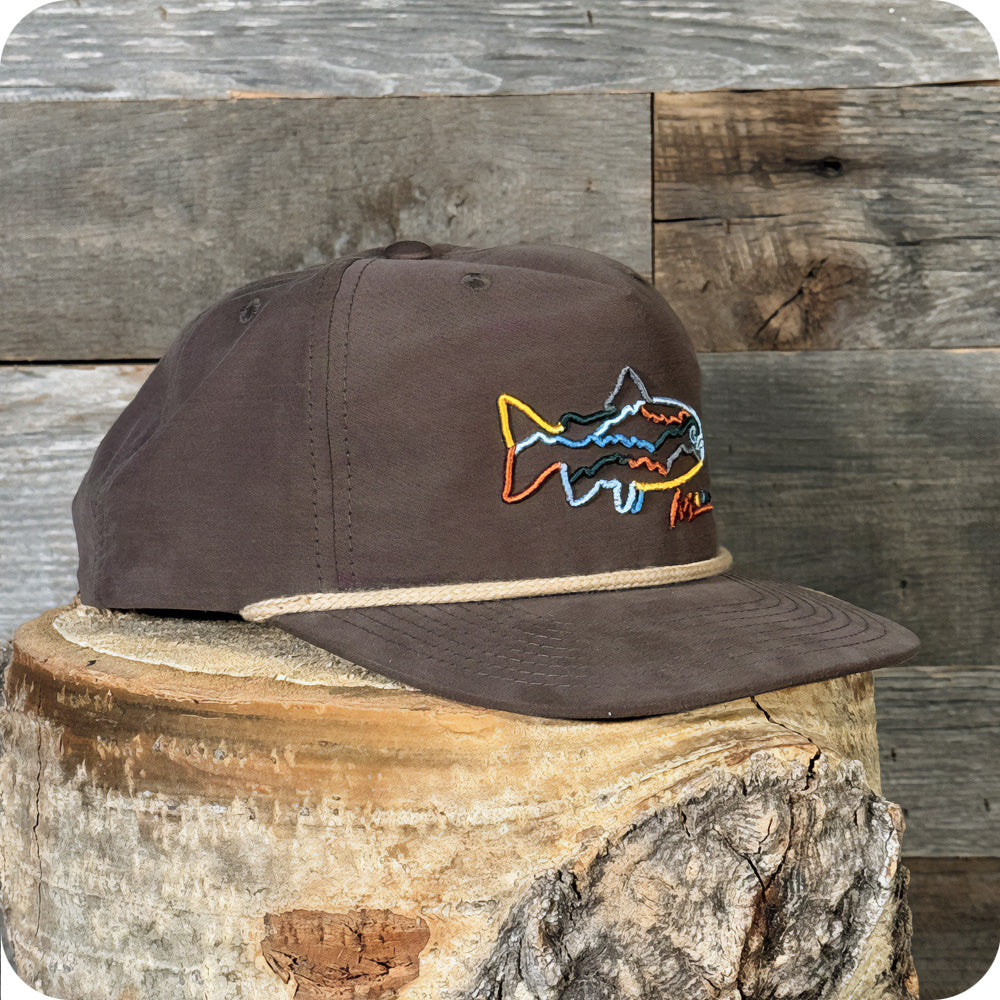 River Trout Hat - Brown