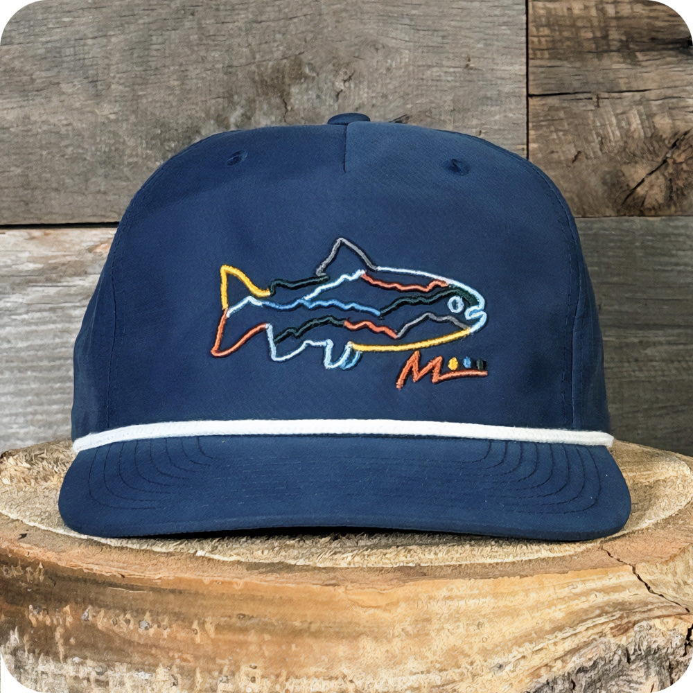 River Trout Hat - Navy
