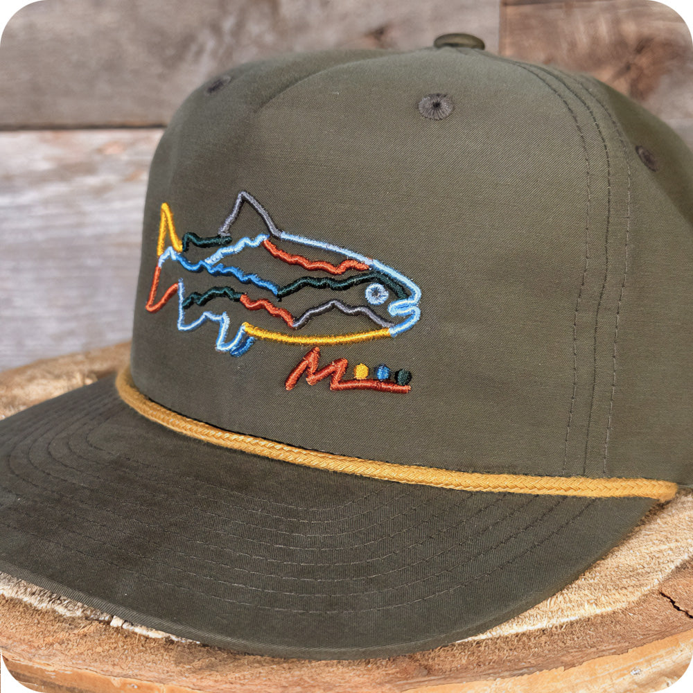 River Trout Hat - Verdoro Green