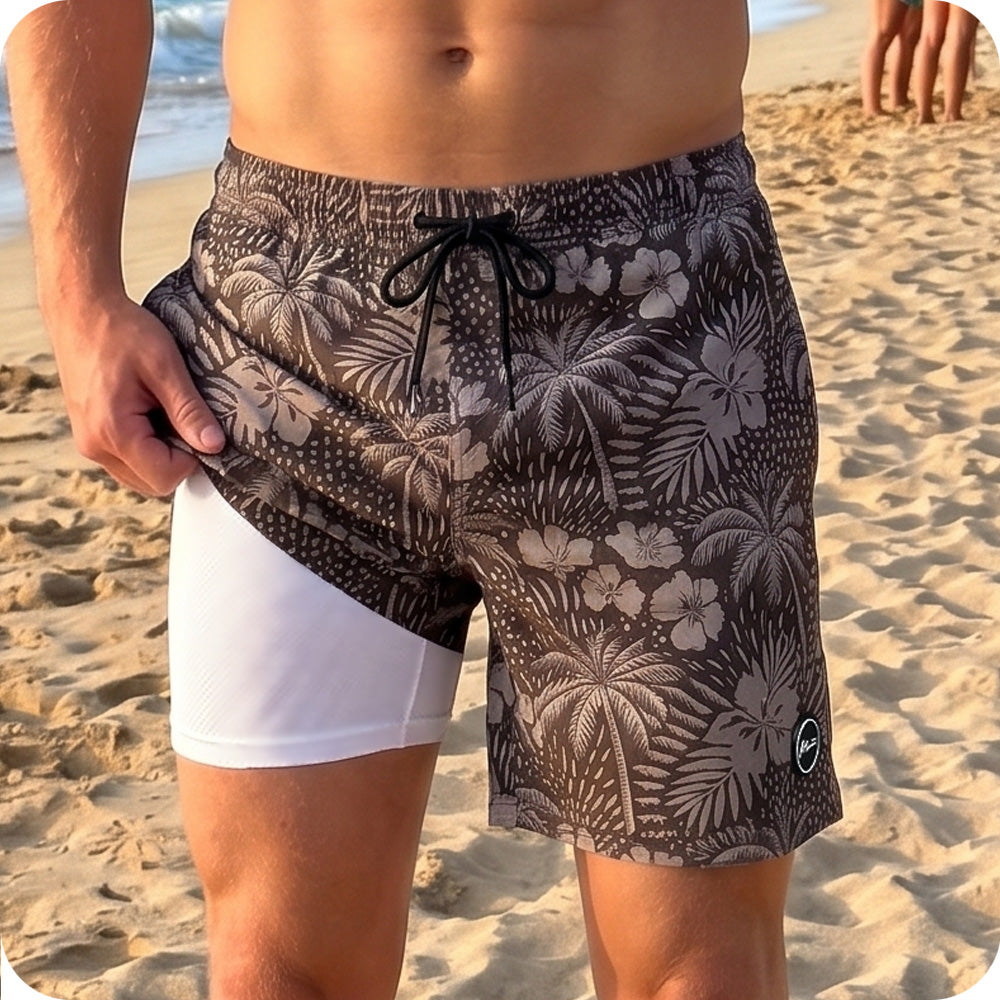 Swim Trunks - Hawaii Palm