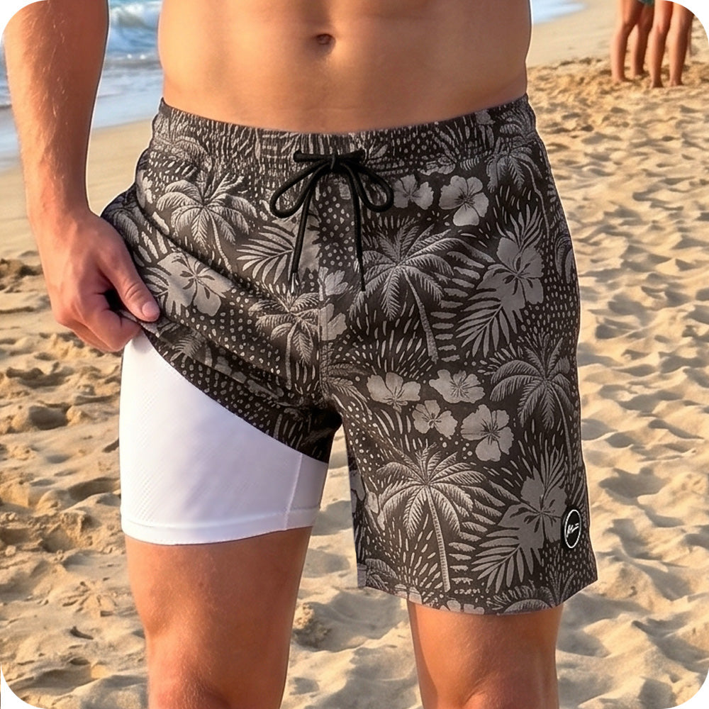 Swim Trunks - Hawaii Palm