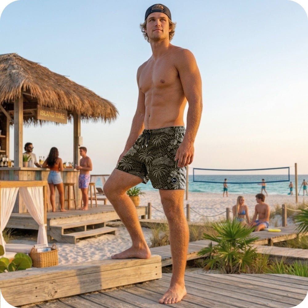 Swim Trunks - Hawaii Palm