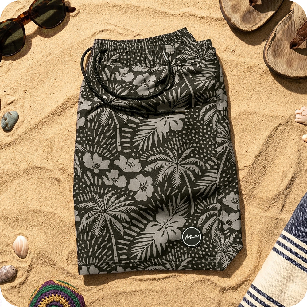 Swim Trunks - Hawaii Palm