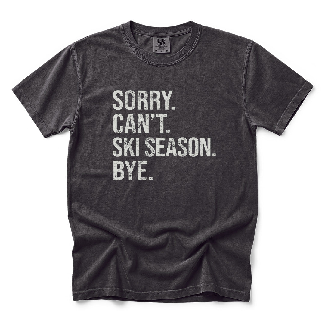 Sorry Can't Ski Season Bye