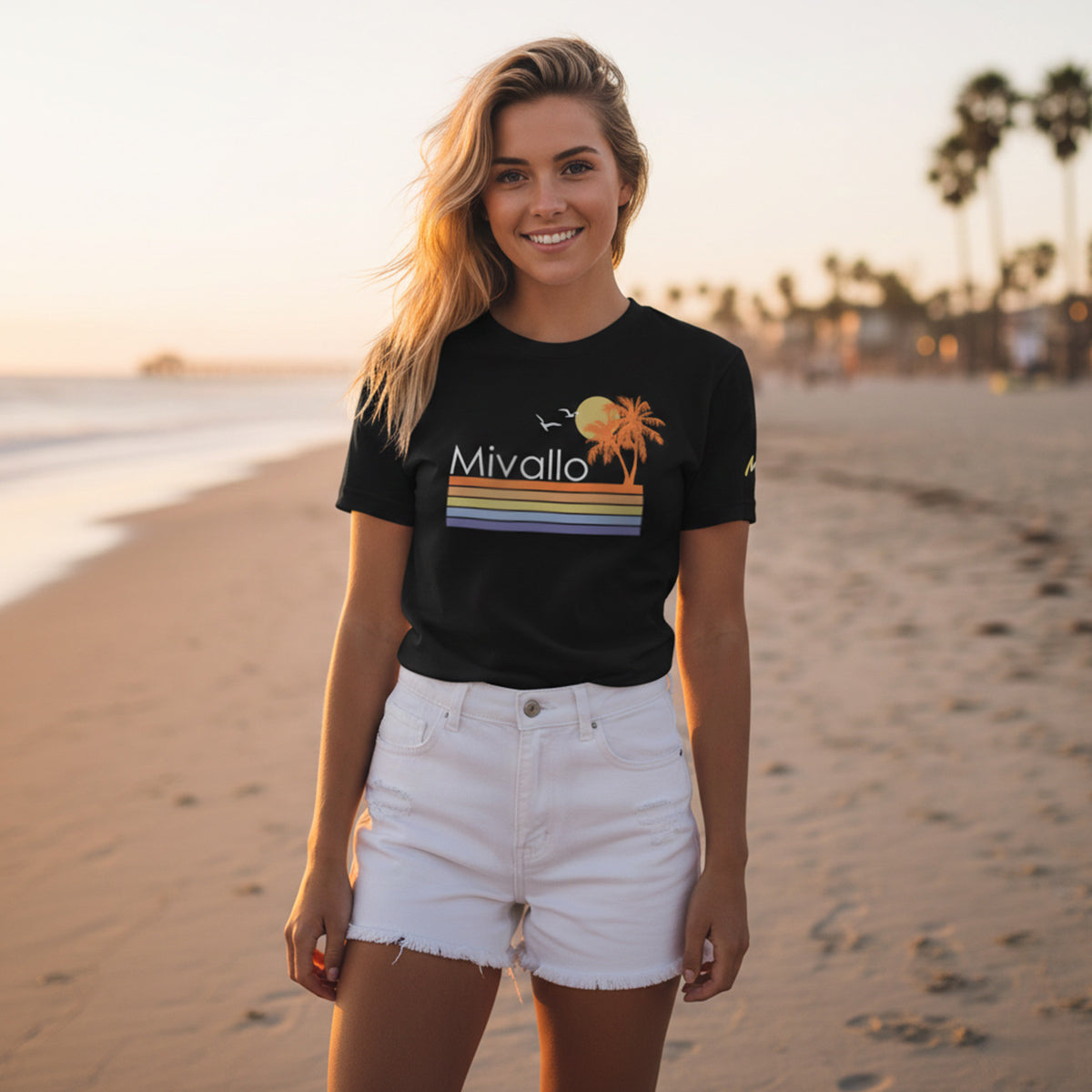 Sunset Palm